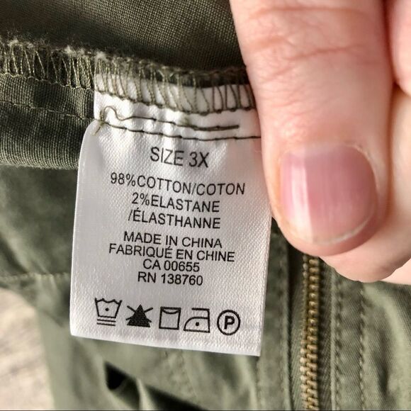 d/c Jeans NWT plus size 3X jacket - Picture 5 of 5